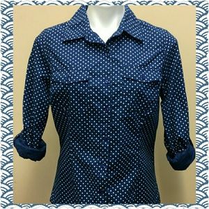 Cathy Daniels Polka Dot Blouse